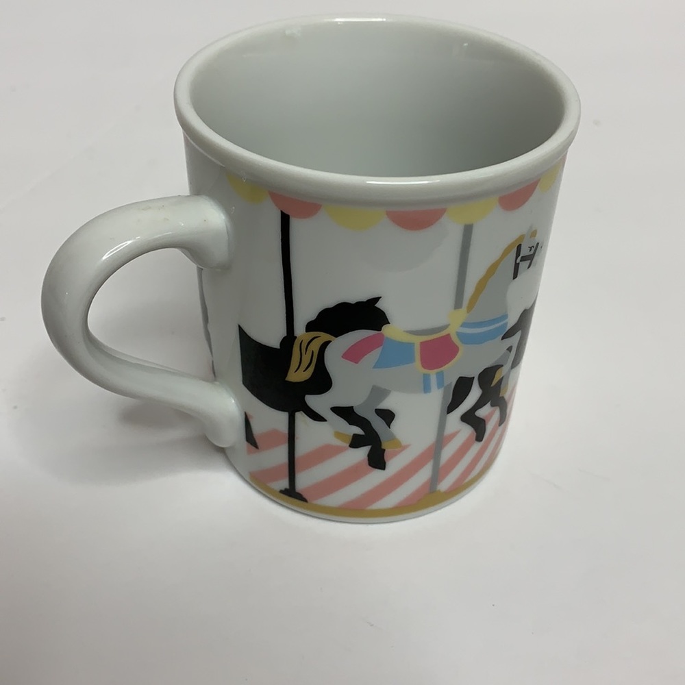 Mug | Vintage Merry Go ‘Round Horse Fair Event | Kids Ride | Horse Figure Cup - Picture 3 of 6